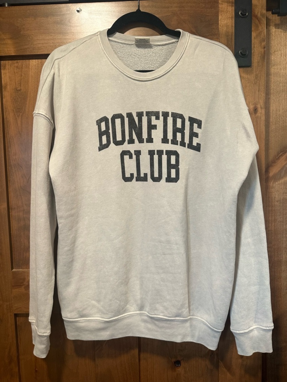 Bonfire Club Women’s Crewneck Sweater - Light Beige